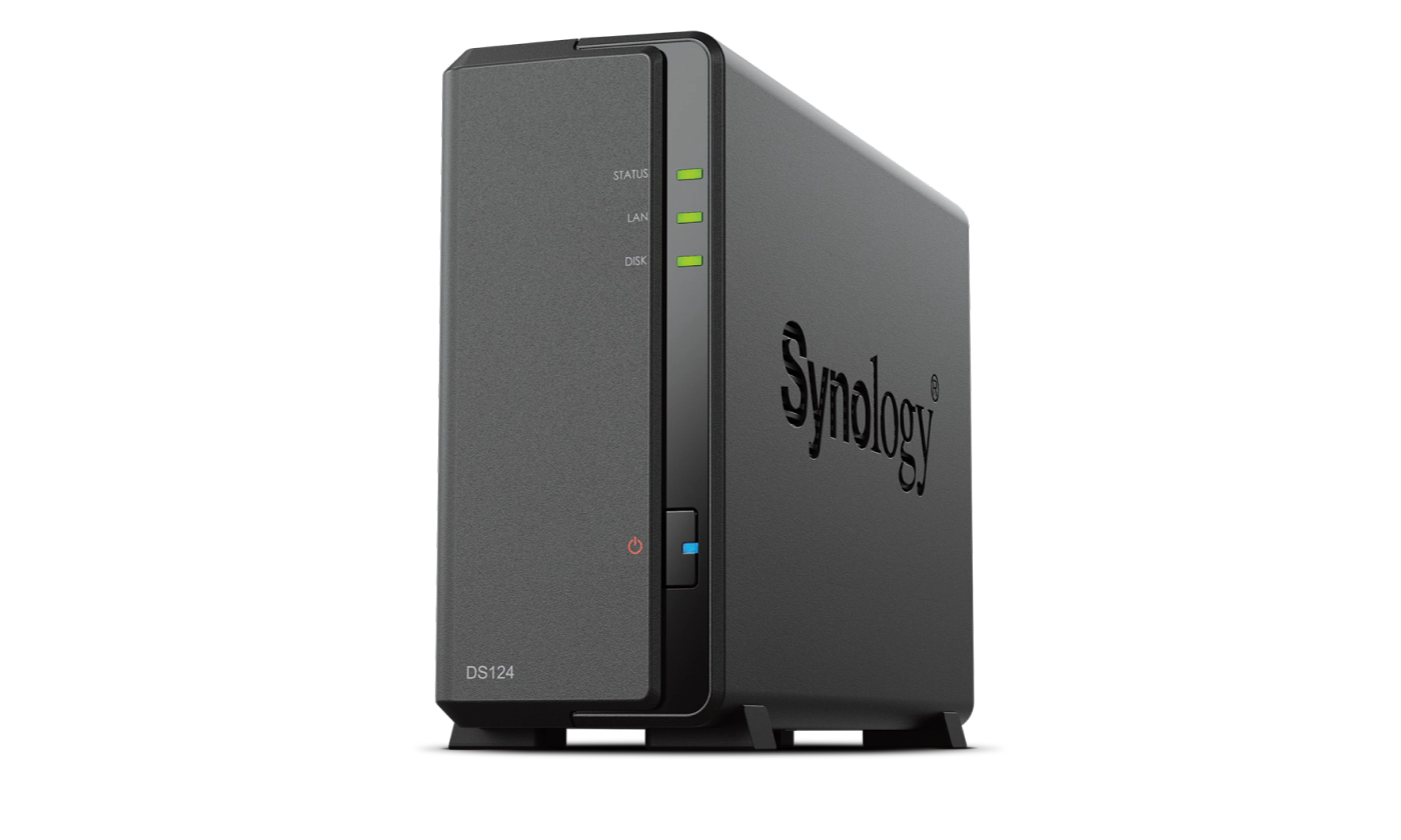 Thiết bị lưu trữ NAS Synology DiskStation DS124 (1-Bay, Dòng Value Nhỏ Gọn)