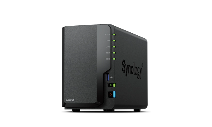Thiết bị lưu trữ NAS Synology DiskStation DS225+ (2-Bay, LAN 2.5GbE, Dòng Plus Mới)