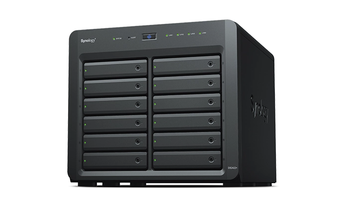 Thiết bị lưu trữ NAS Synology DiskStation DS2422+ (12-Bay, Mở rộng 24-Bay, RAM ECC)