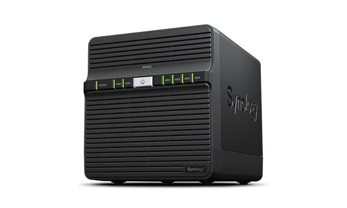 Thiết bị lưu trữ NAS Synology DiskStation DS423 (4-Bay, 2 LAN 1GbE, Dòng Value)