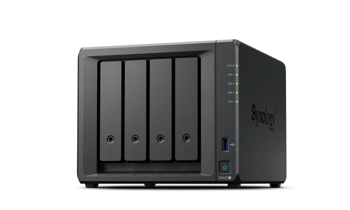 Thiết bị lưu trữ NAS Synology DiskStation DS423+ (4-Bay, 2 khe M.2 NVMe)