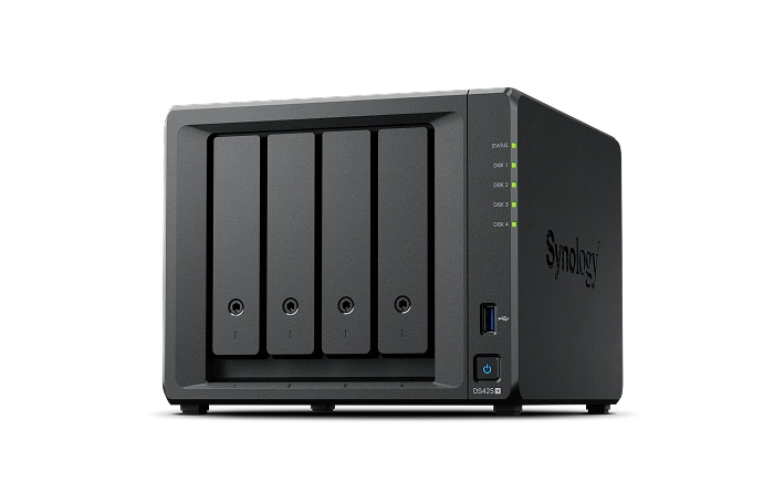 Thiết bị lưu trữ NAS Synology DiskStation DS425+ (4-Bay, LAN 2.5GbE, 2 khe M.2 NVMe)