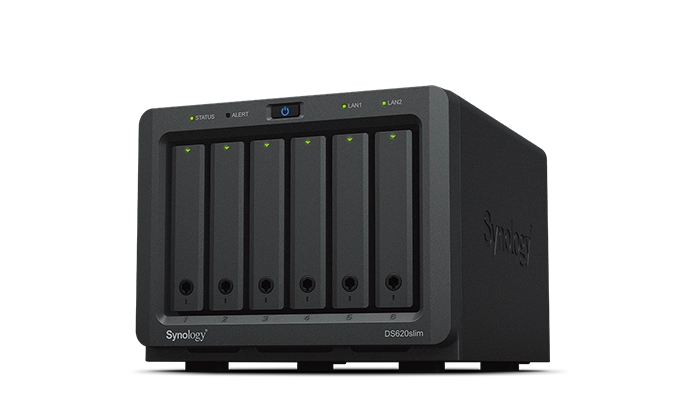 Thiết bị lưu trữ NAS Synology DiskStation DS620slim (6-Bay 2.5" Siêu Nhỏ Gọn)