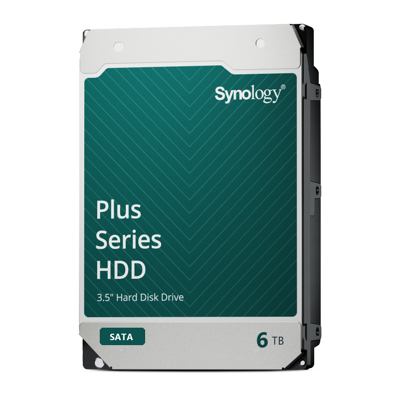 Ổ cứng HDD NAS Synology Plus Series HAT3300-6T 6TB (3.5" SATA III, 256MB Cache, 5400RPM CMR)
